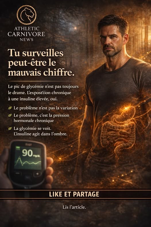 Ton problème n’est peut-être pas la glycémie. C’est l’insuline.