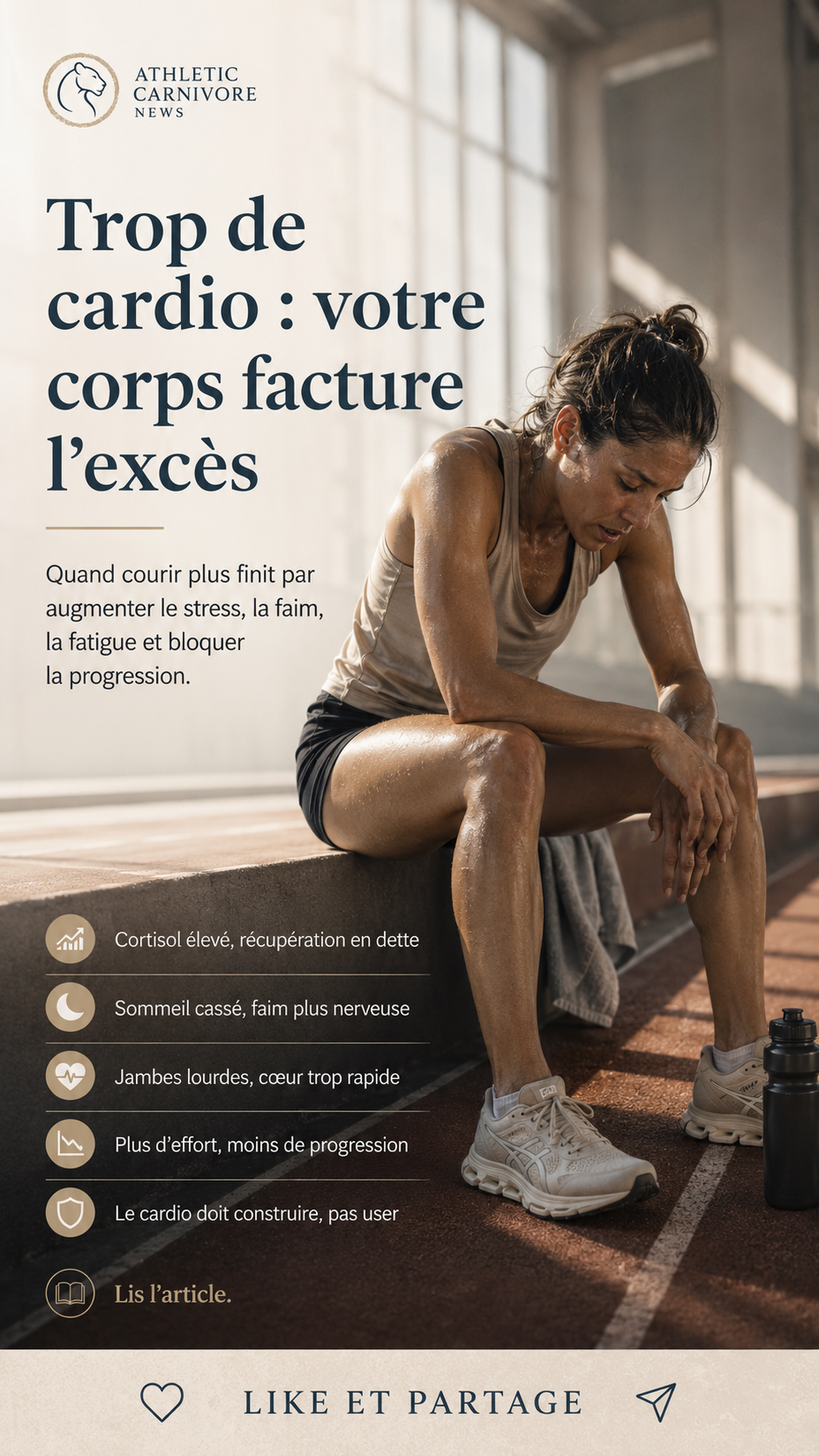Quand le cardio devient contre-productif : comprendre les signes d’une surcharge