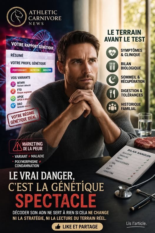 À quel moment il devient pertinent de regarder ses gènes quand on est carnivore ou low carb ?