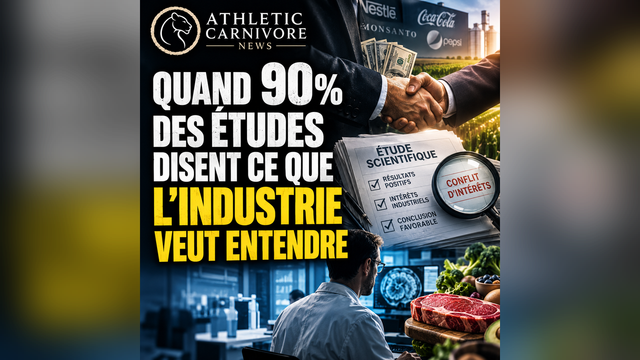 Quand la recherche nutritionnelle sert d’abord l’industrie, pas votre corps