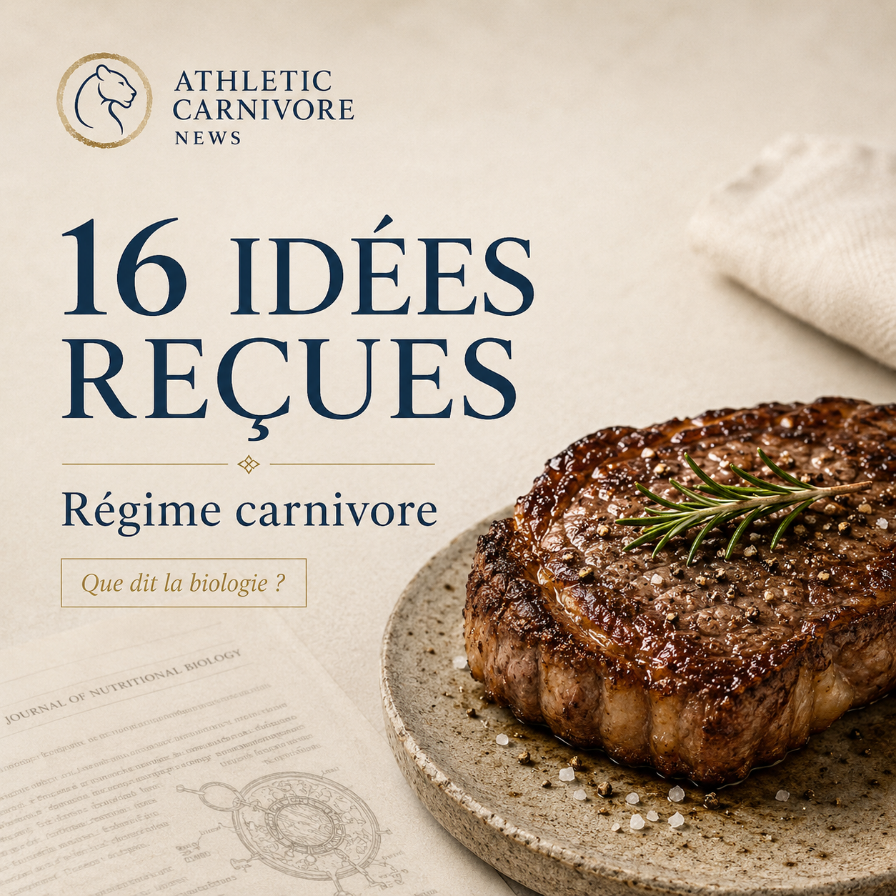 Régime carnivore : 16 idées reçues décryptées par la biologie