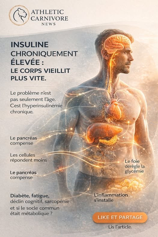 Résistance à l’insuline : le vieillissement moderne commence avant les rides