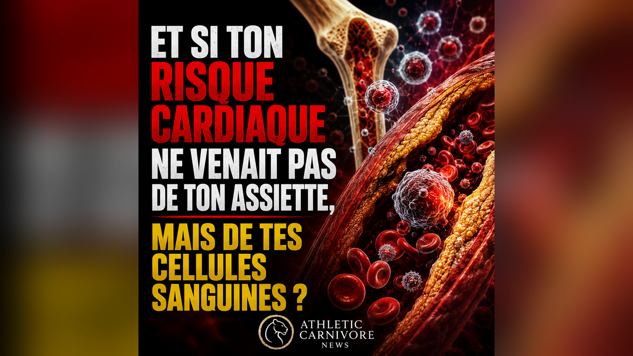Quand le risque cardiaque vient de tes cellules sanguines, pas de ton assiette