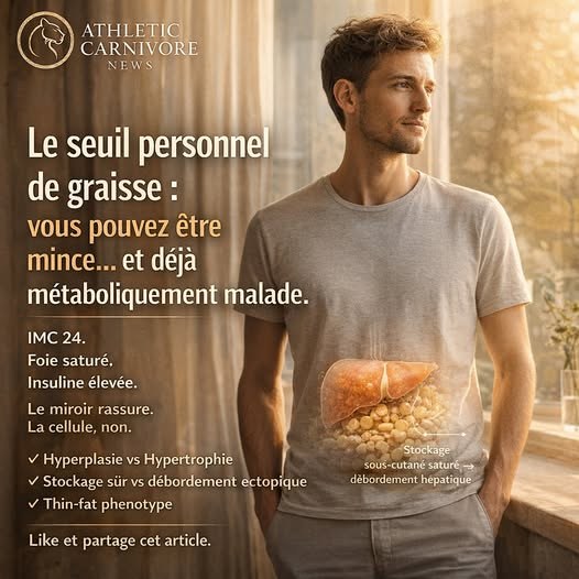 Le seuil personnel de graisse : mince… et déjà métaboliquement malade