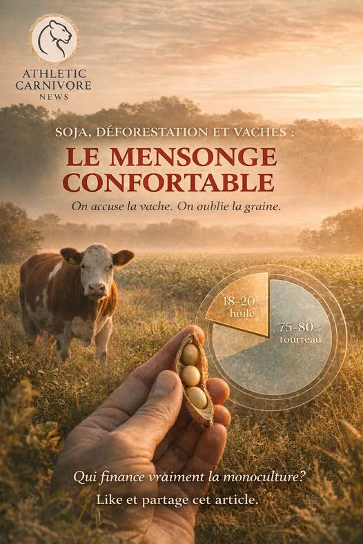 Soja, déforestation et vaches : le mensonge confortable