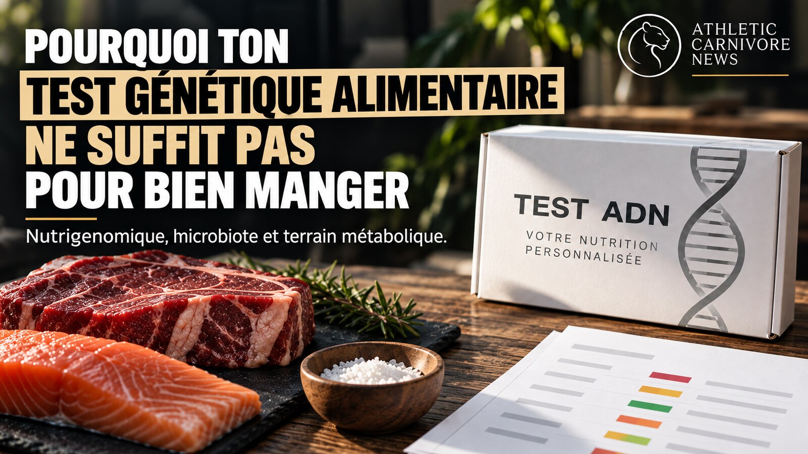 Pourquoi ton test génétique alimentaire ne suffit pas pour bien manger