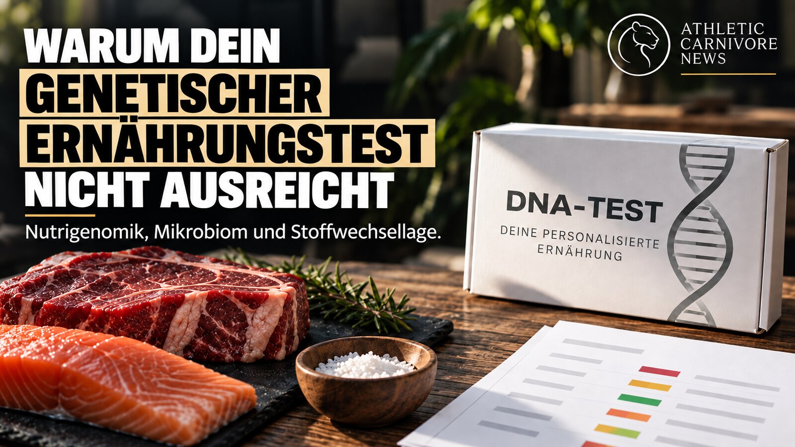 Warum dein genetischer Ernährungstest nicht ausreicht, um richtig zu essen