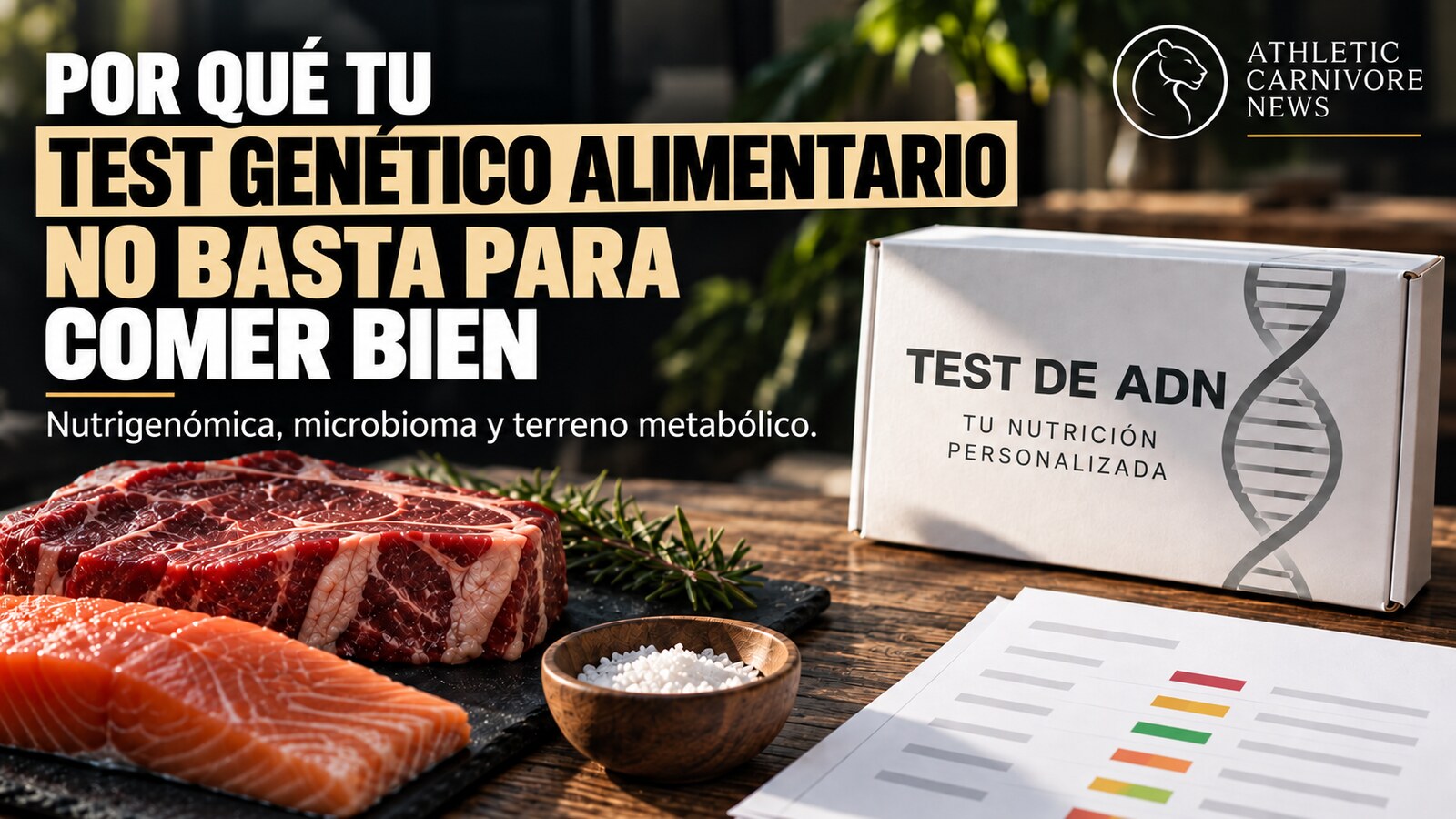 Por qué tu test genético alimentario no es suficiente para comer bien
