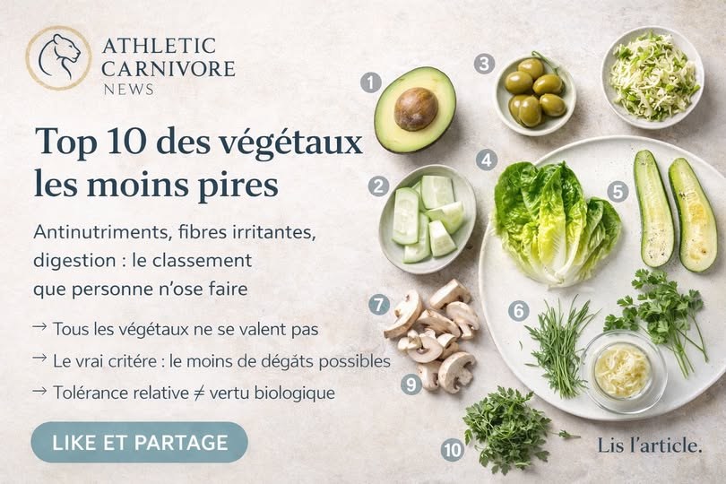 Top 10 des végétaux les moins pires dans l’alimentation