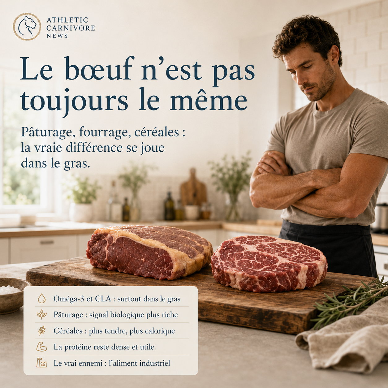 La vraie valeur biologique du bœuf : l’animal, son gras et votre terrain