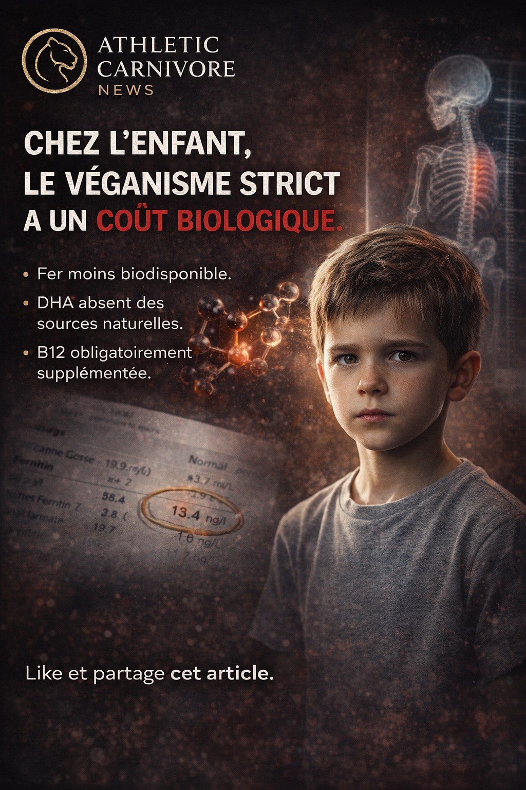 Enfants et adolescents : le véganisme strict est-il compatible avec une croissance optimale ?