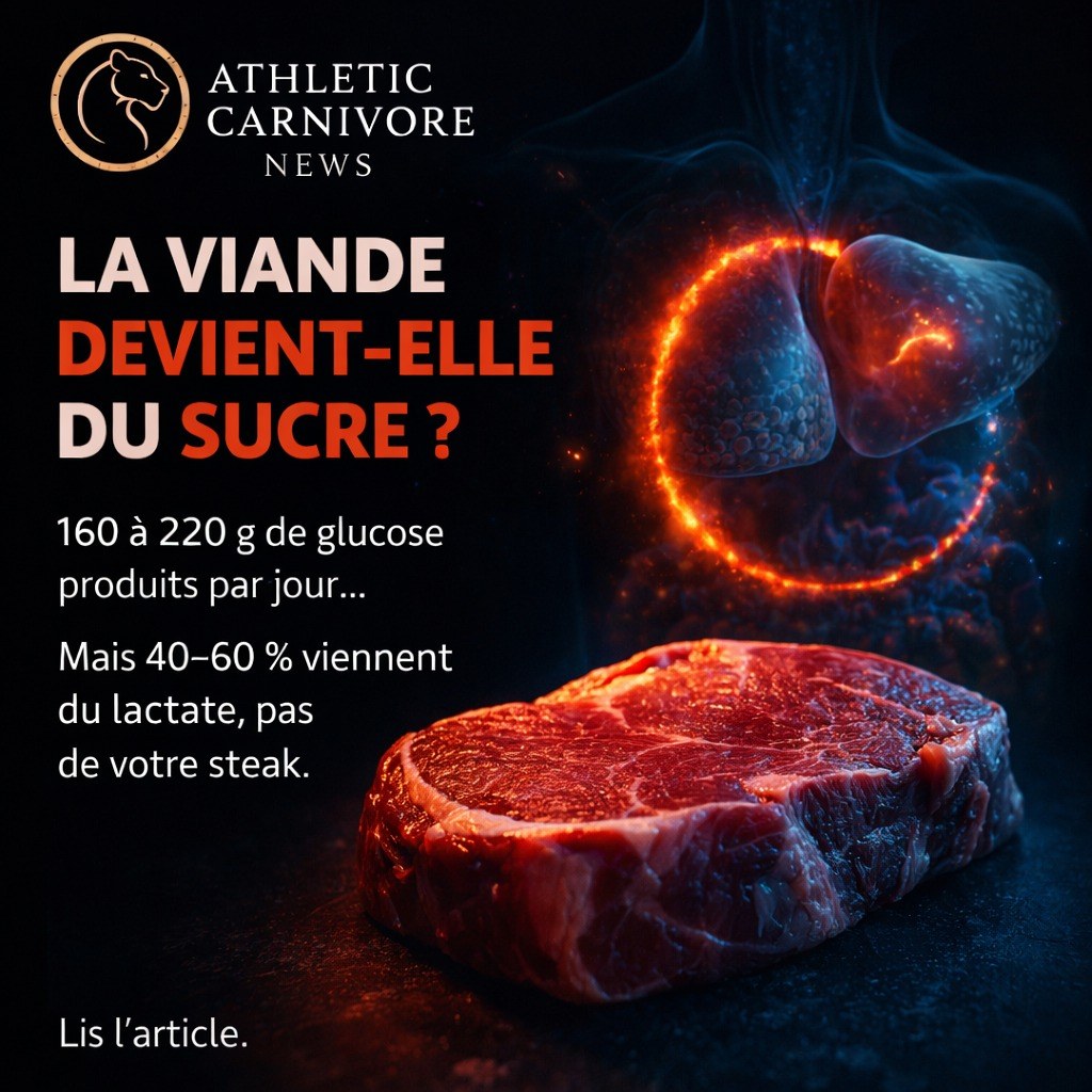 La viande devient-elle du sucre ? La vraie origine du glucose en diète carnivore