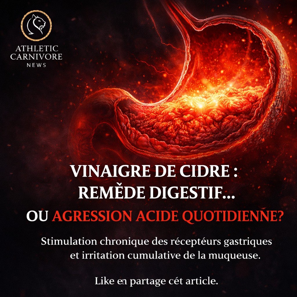 Le vinaigre de cidre, élixir glycémique ou agression acide chronique ?