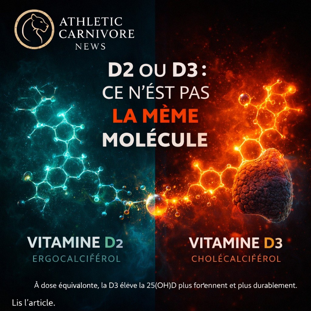 Vitamine D : D2, D3, stockage, activation — ce que le taux sanguin ne dit pas