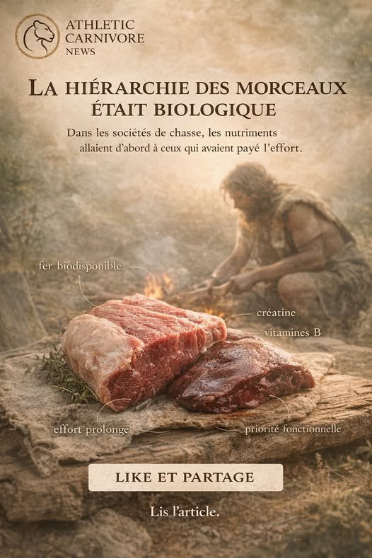 Le vrai chasseur mangeait les meilleurs morceaux — et ce n’était pas un hasard